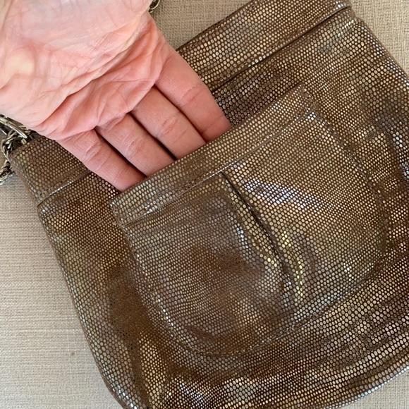 Laura Merkin Metallic Shoulder Bag - Picture 2 of 6